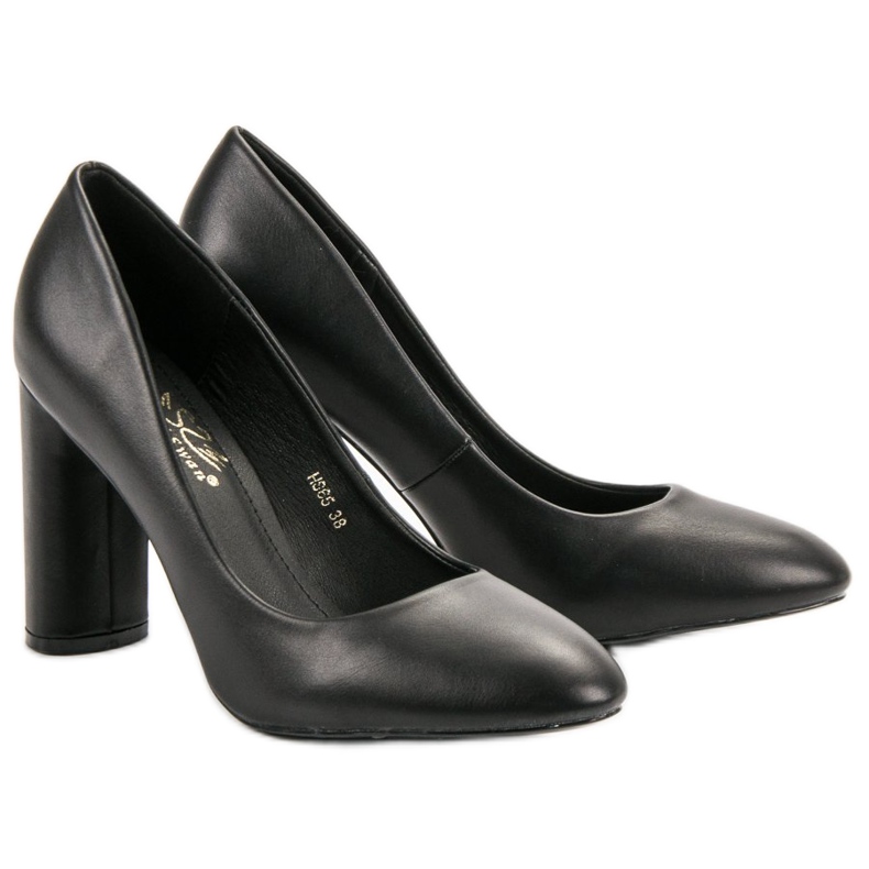 Small Swan Escarpins noirs sur un pilier le noir 2