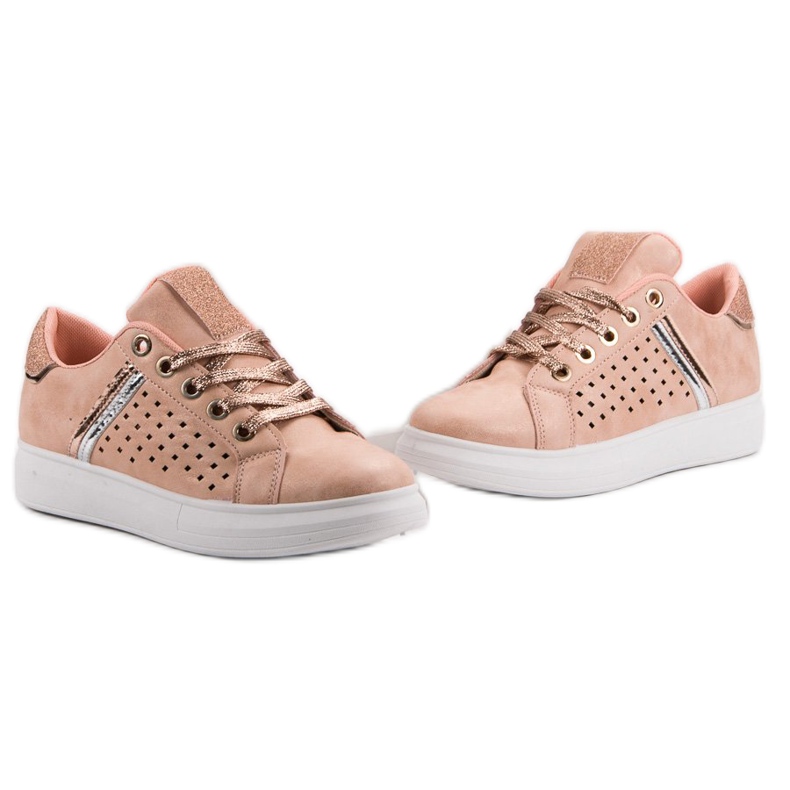 Chaussures de sport à la mode rose 1