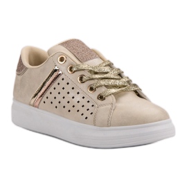 Chaussures de sport à la mode brun 1