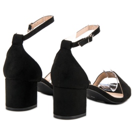 Renda Sandales classiques à talons hauts le noir 5