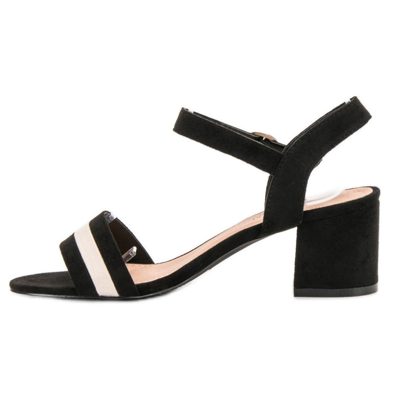 Queen Vivi Sandales à talons à la mode le noir 1