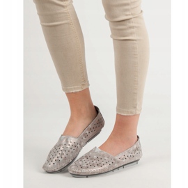 Kylie Chaussures en cuir pour femmes beige 1