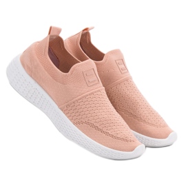 Weide Chaussures textiles à la mode rose 2