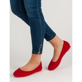 Seastar Ballerines confortables rouge 4