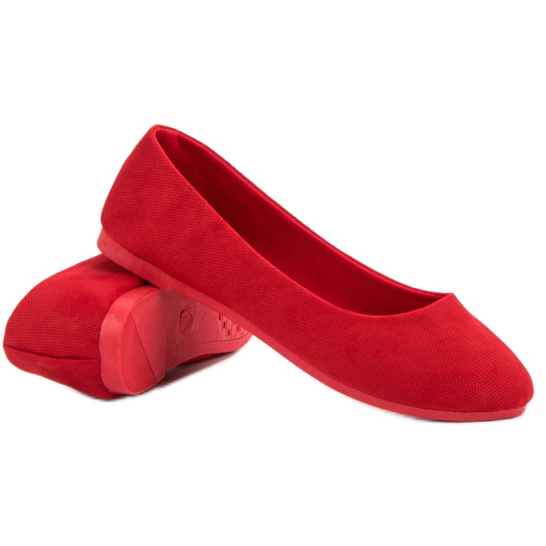 Seastar Ballerines confortables rouge 2