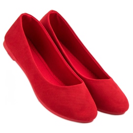 Seastar Ballerines confortables rouge 5