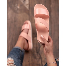 SHELOVET Chaussons roses confortables 2