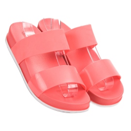 SHELOVET Pantoufles Corail Confortables rouge 2