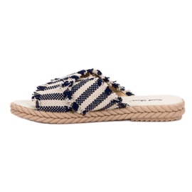 Seastar Pantoufles Rayées bleu 6