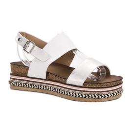 Seastar Sandales sur la plate-forme blanche 1