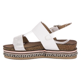 Seastar Sandales sur la plate-forme blanche 2
