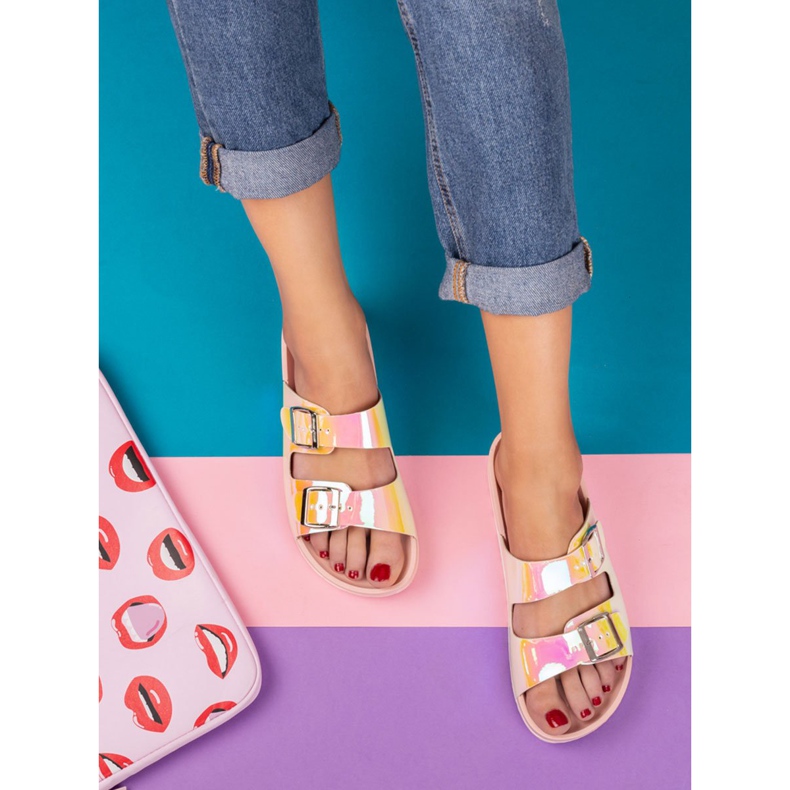 Seastar Pantoufles Holo pour femmes multicolore 2