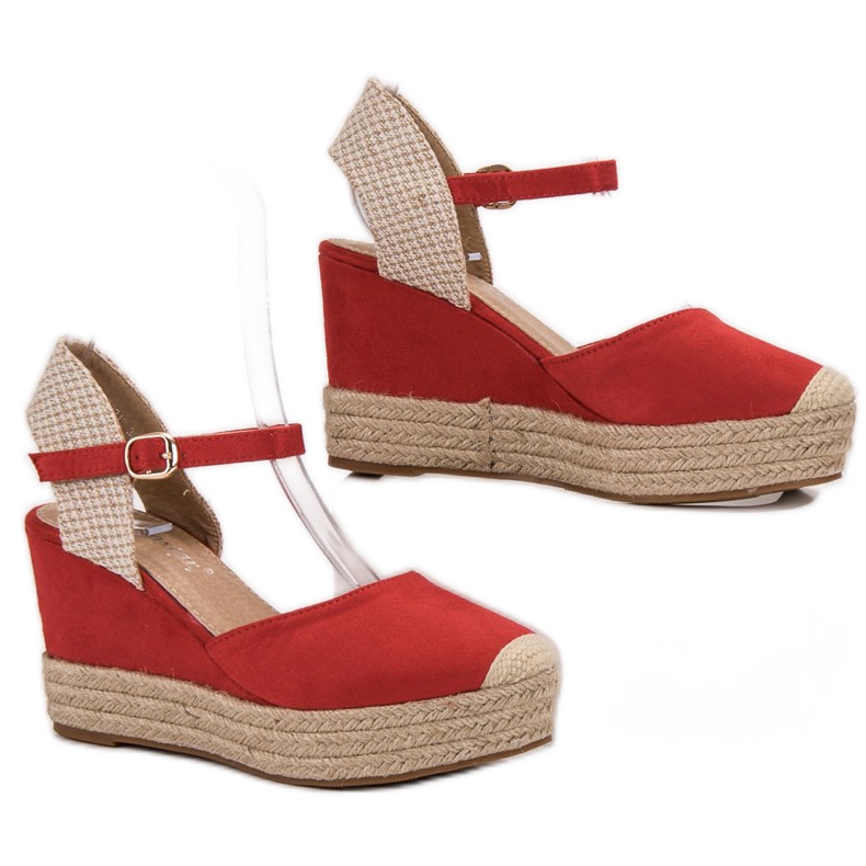 Seastar Espadrilles Sur La Plateforme rouge 1