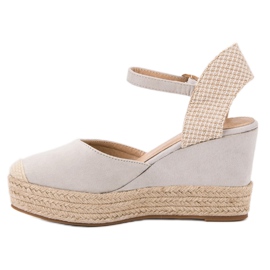Seastar Espadrilles Compensées gris 3