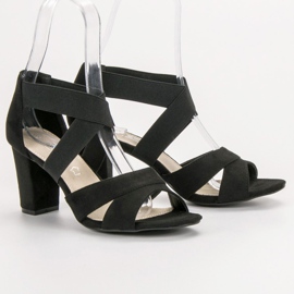 Filippo Sandales à enfiler noires le noir 1