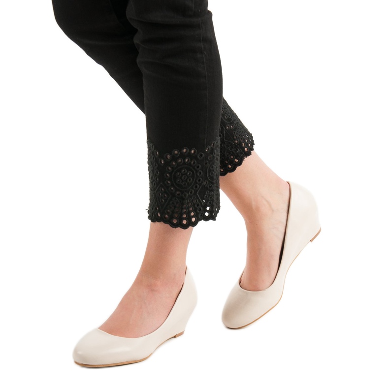 Small Swan Pompes compensées brun 1