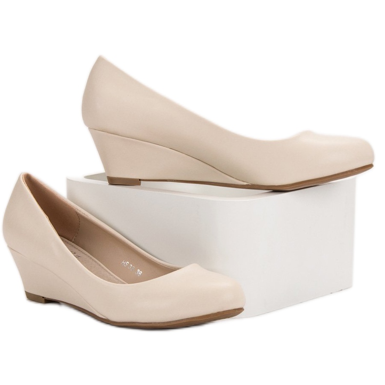 Small Swan Pompes compensées brun 1