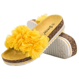 Seastar Pantoufles Jaunes À La Mode 4