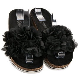 Seastar Pantoufles noires à la mode le noir 3