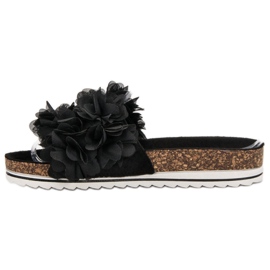 Seastar Pantoufles noires à la mode le noir 1