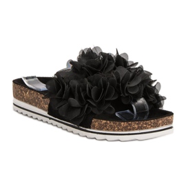 Seastar Pantoufles noires à la mode le noir 6