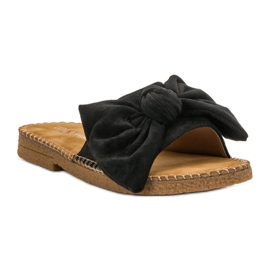 Seastar Chaussons Noirs Avec Un Noeud le noir 6