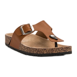 Seastar Des tongs confortables brun 5