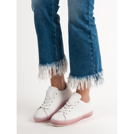 SHELOVET Chaussures de sport confortables blanc 2