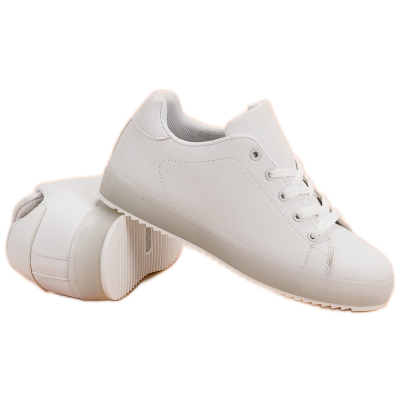 SHELOVET Chaussures de sport confortables blanc 2