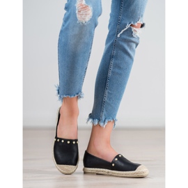 SHELOVET Espadrilles Noires 1