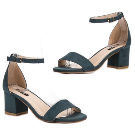 Sandales en daim VICES bleu 6