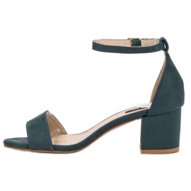 Sandales en daim VICES bleu 4