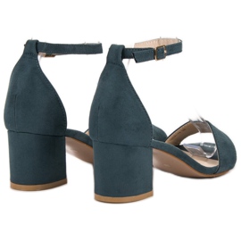 Sandales en daim VICES bleu 5