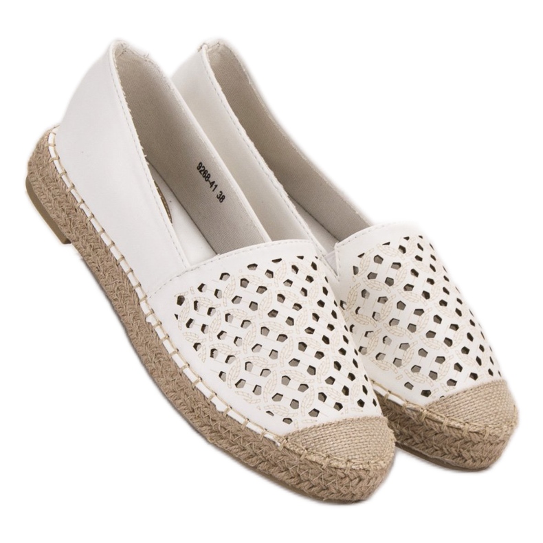 Espadrilles en daim VICES blanc 2