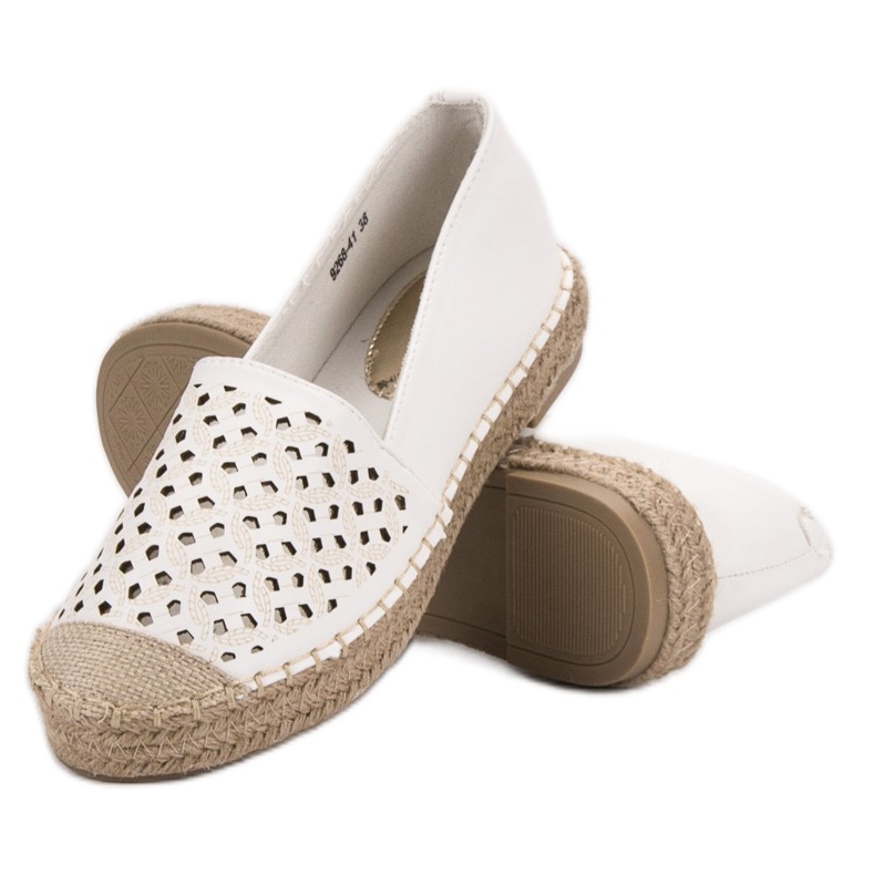 Espadrilles en daim VICES blanc 1