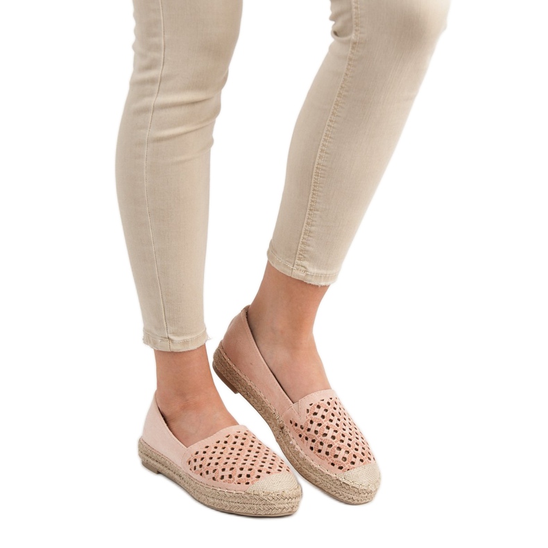 Espadrilles en daim VICES rose 1