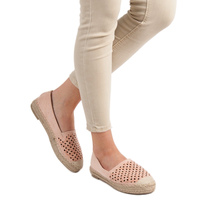 Espadrilles en daim VICES rose 2