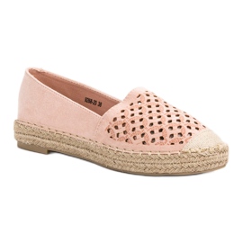 Espadrilles en daim VICES rose 4