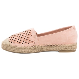 Espadrilles en daim VICES rose 5