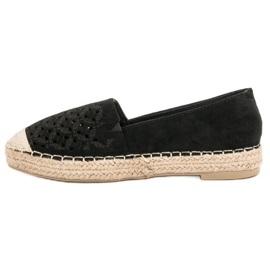 Espadrilles en daim VICES le noir 4