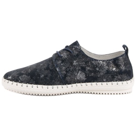 Filippo Bottes en cuir nouées bleu multicolore 4