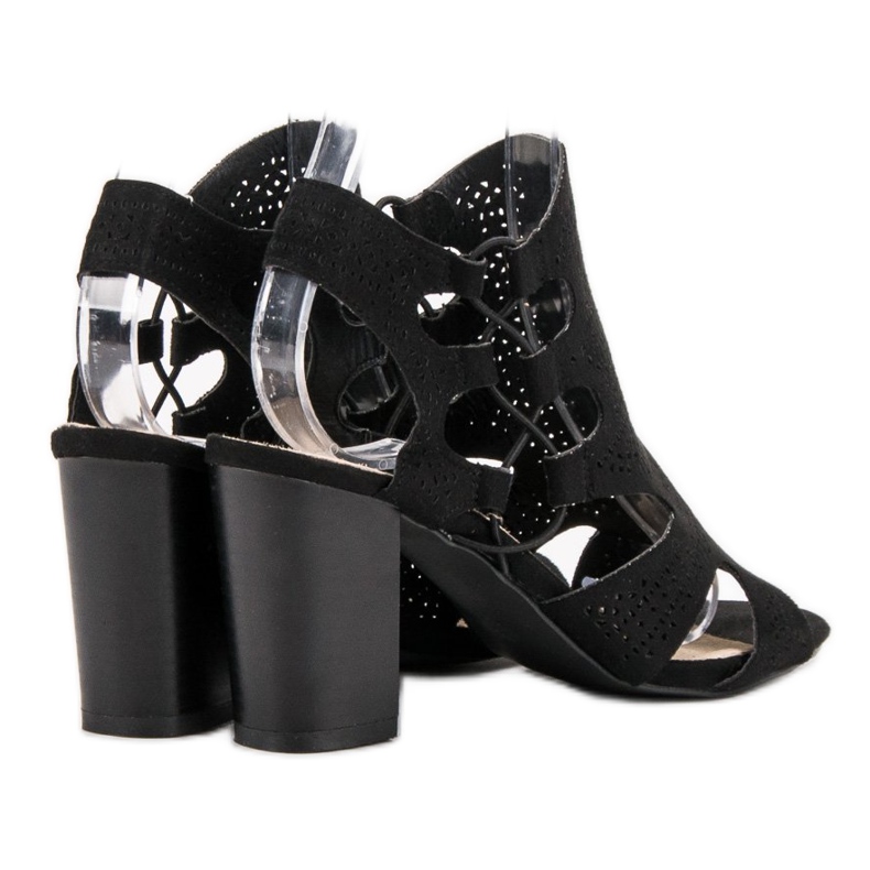 Goodin Sandales noires à la mode le noir 1