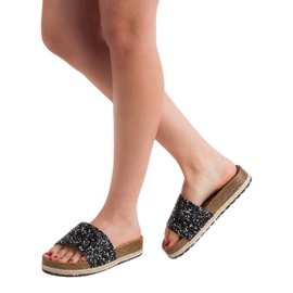 Goodin Pantoufles À La Mode Pour Femmes noir 1