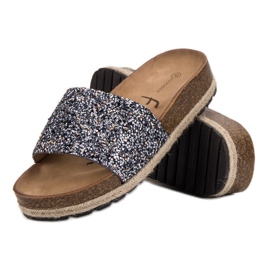 Goodin Pantoufles À La Mode Pour Femmes gris 2