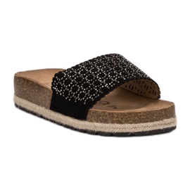 Goodin Chaussons Ajourés le noir 1