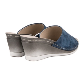 Goodin Sandales compensées bleu 1