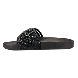 Pantoufles VICES à la mode le noir 6
