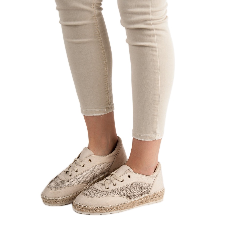 Chaussures à paillettes VICES brun 1