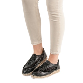 Chaussures à paillettes VICES noir 2