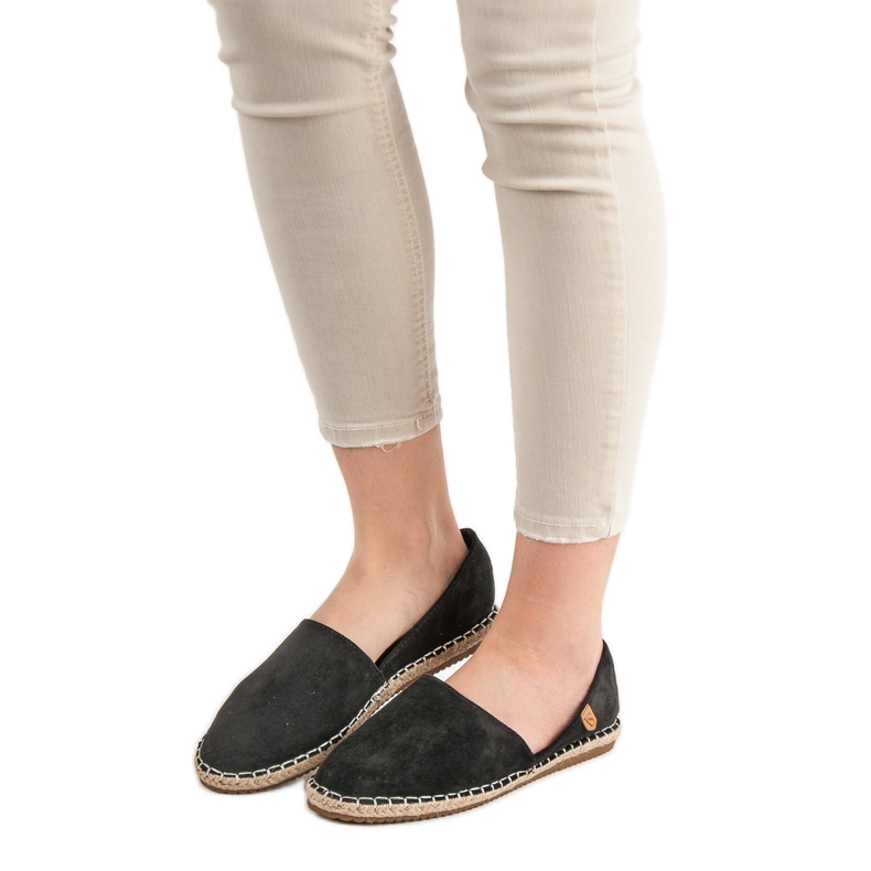 Espadrilles en daim VICES le noir 1